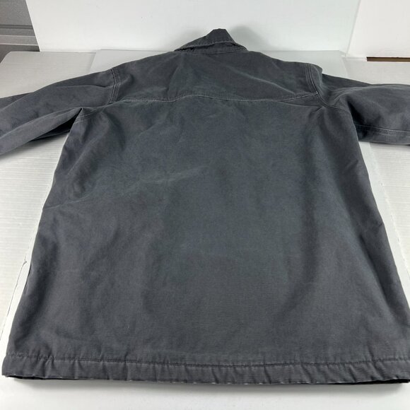 Walls Canvas Chore Jacket Extra Large Grey Faded Sherpa Lined Full Zip Work Wear - Picture 9 of 13